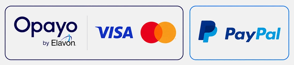 Payment options visa mastercard paypal opayo